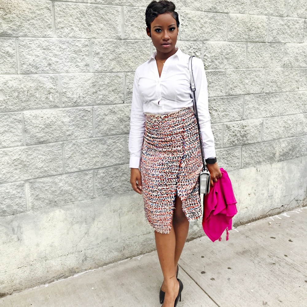 Tweed skirt